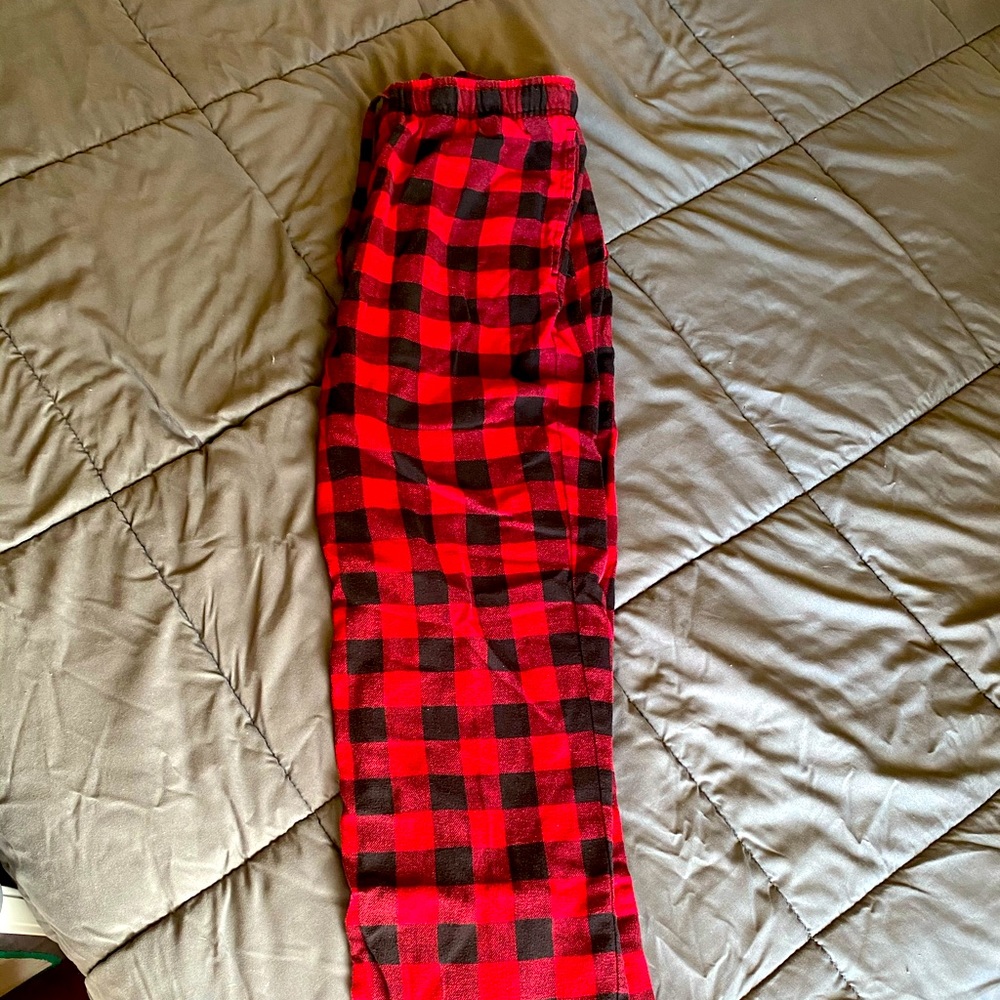 Buffalo plaid pajama pants
